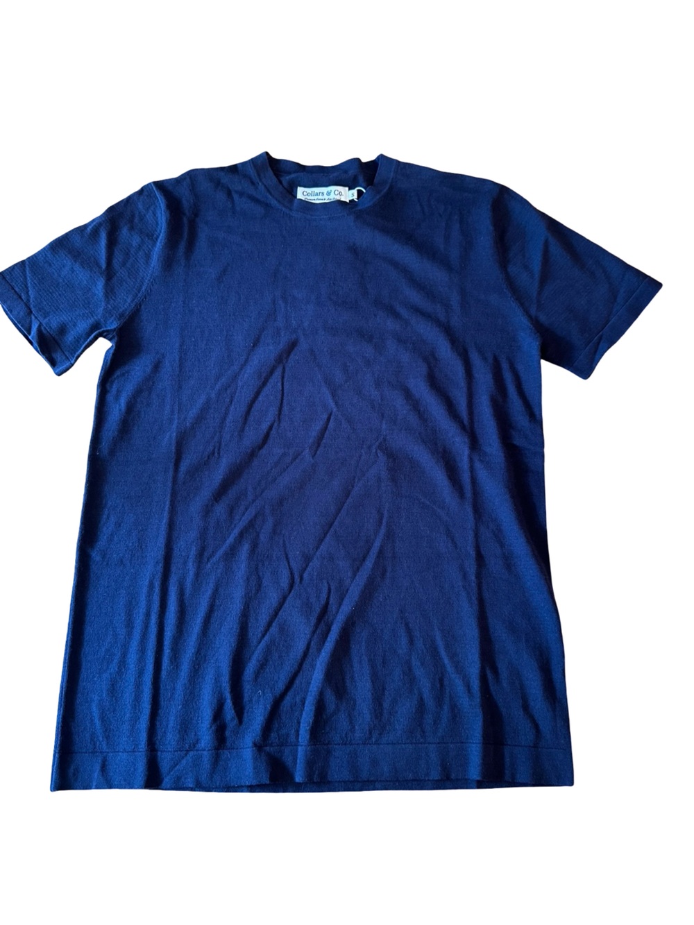 Collars & Co. Lucca Luxury Touch Cotton and Silk T-Shirt, Size Small - Picture 5 of 6